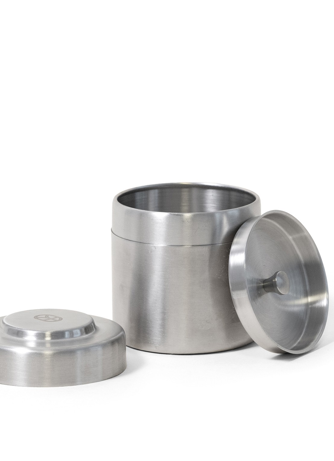 Megami Traditional Matcha opbergpot - voorkant 2 zilver