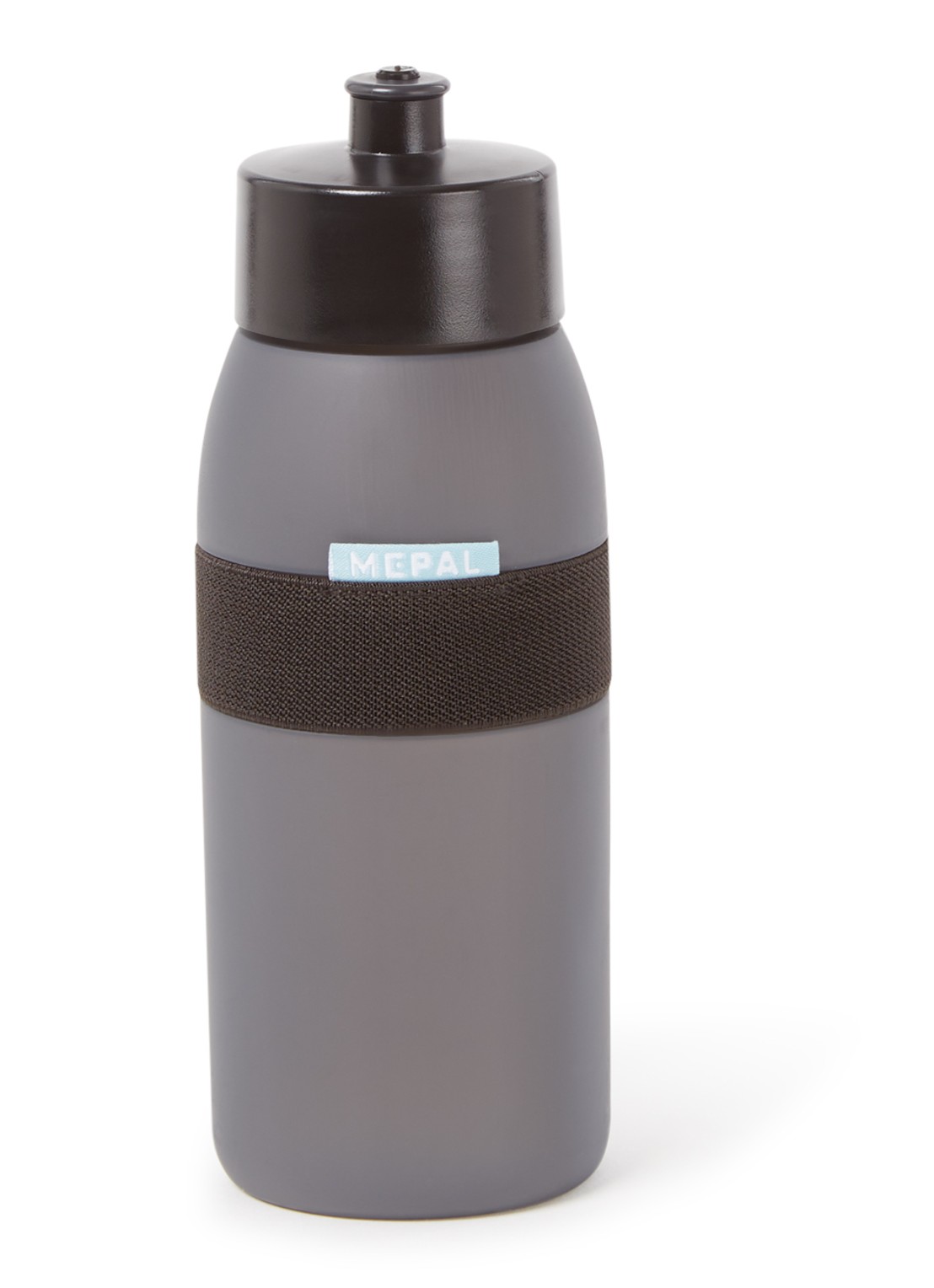 Mepal Bidon Ellipse waterfles 50 cl - voorkant zwart