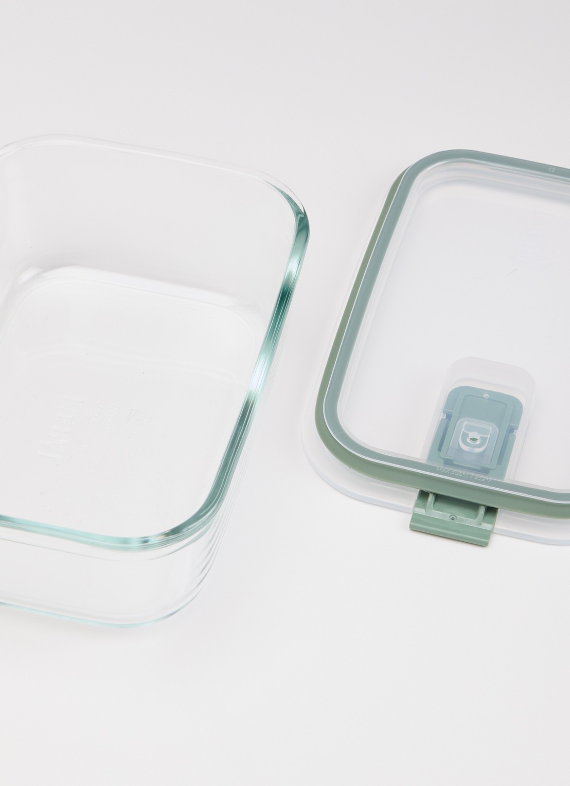 Mepal EasyClip vershouddoos 1 liter  - voorkant 2 mint