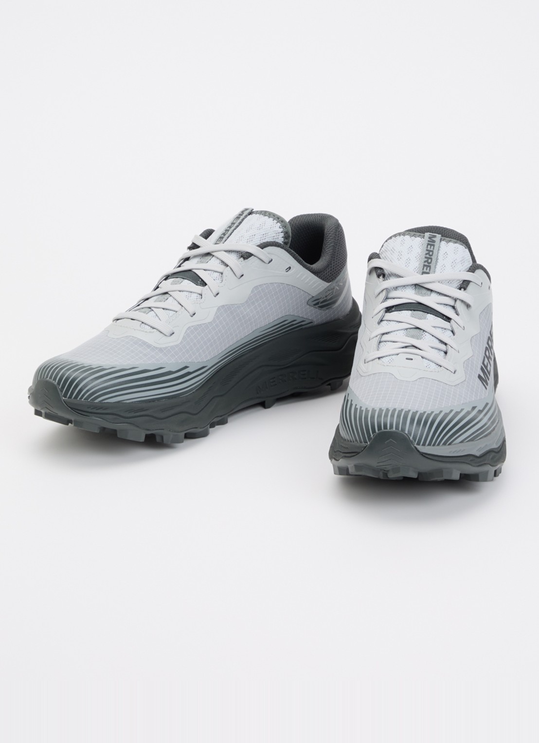 Merrell Agility Peak 6 Gore-Tex sneaker van mesh - detail 5 lichtgrijs
