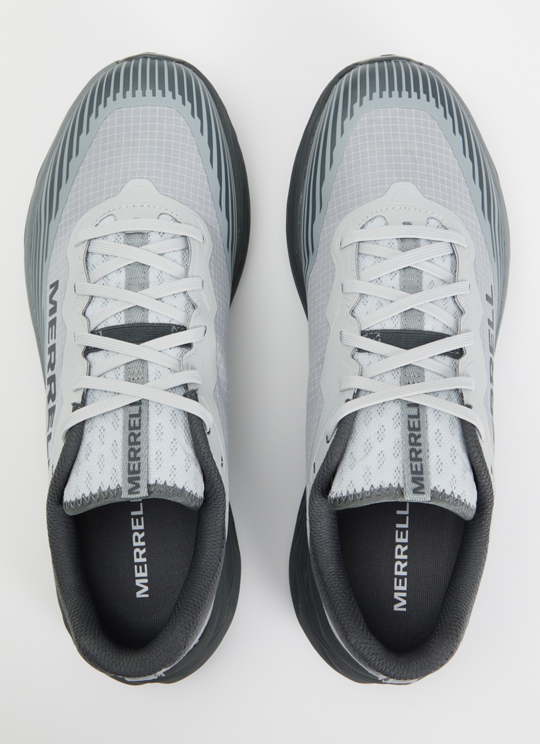 Merrell Agility Peak 6 Gore-Tex sneaker van mesh - detail 9 lichtgrijs