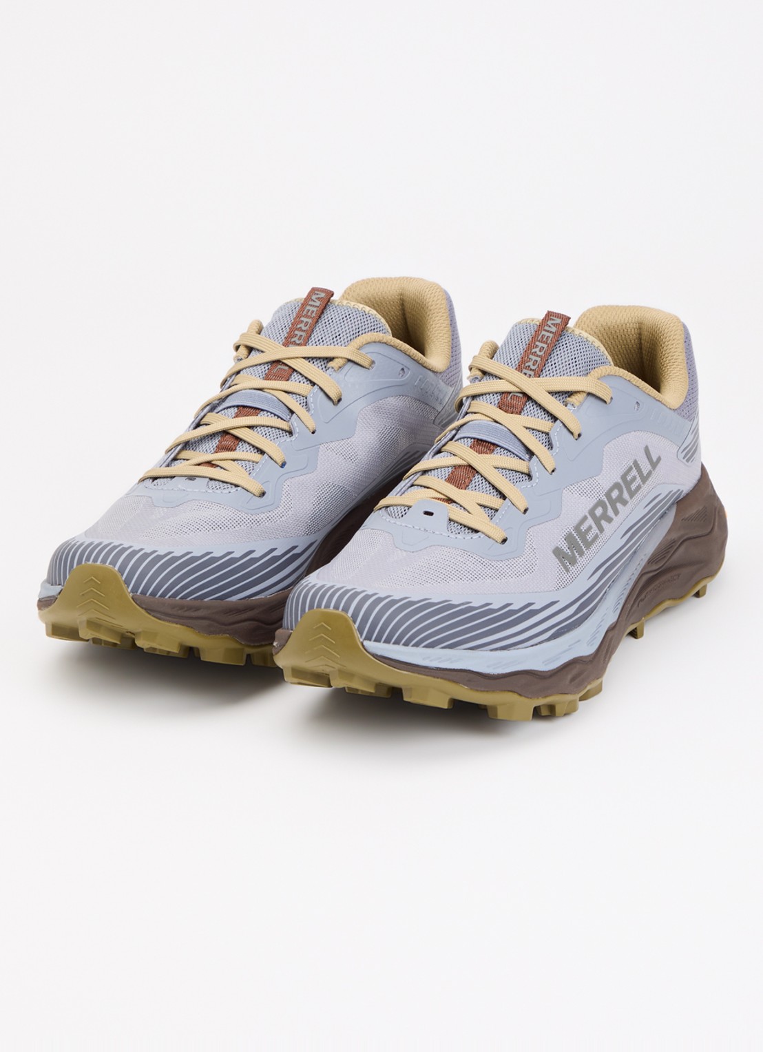 Merrell Agility Peak 6 sneaker van mesh met logo - detail 2 staalblauw