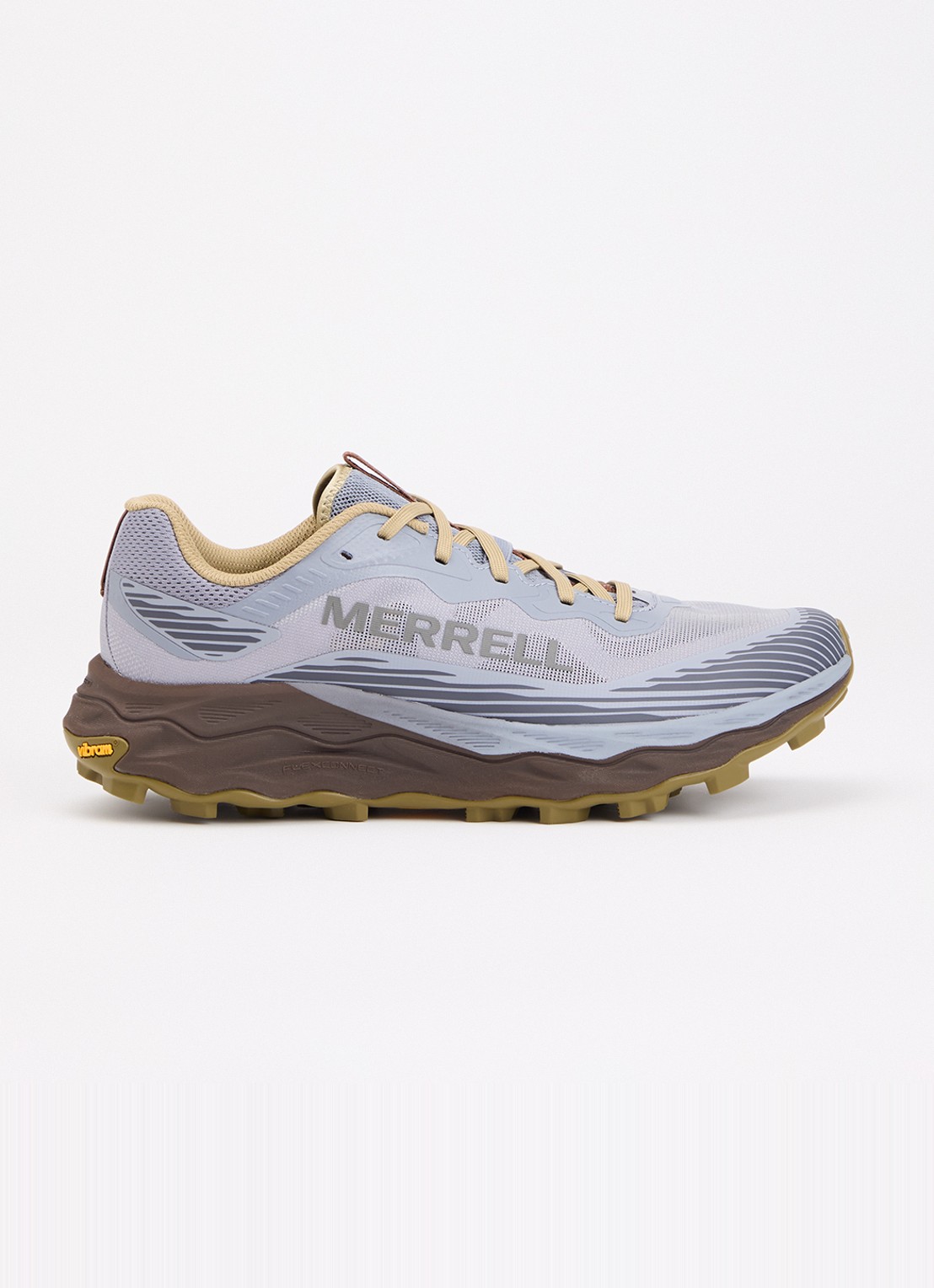 Merrell Agility Peak 6 sneaker van mesh met logo - voorkant 5 staalblauw