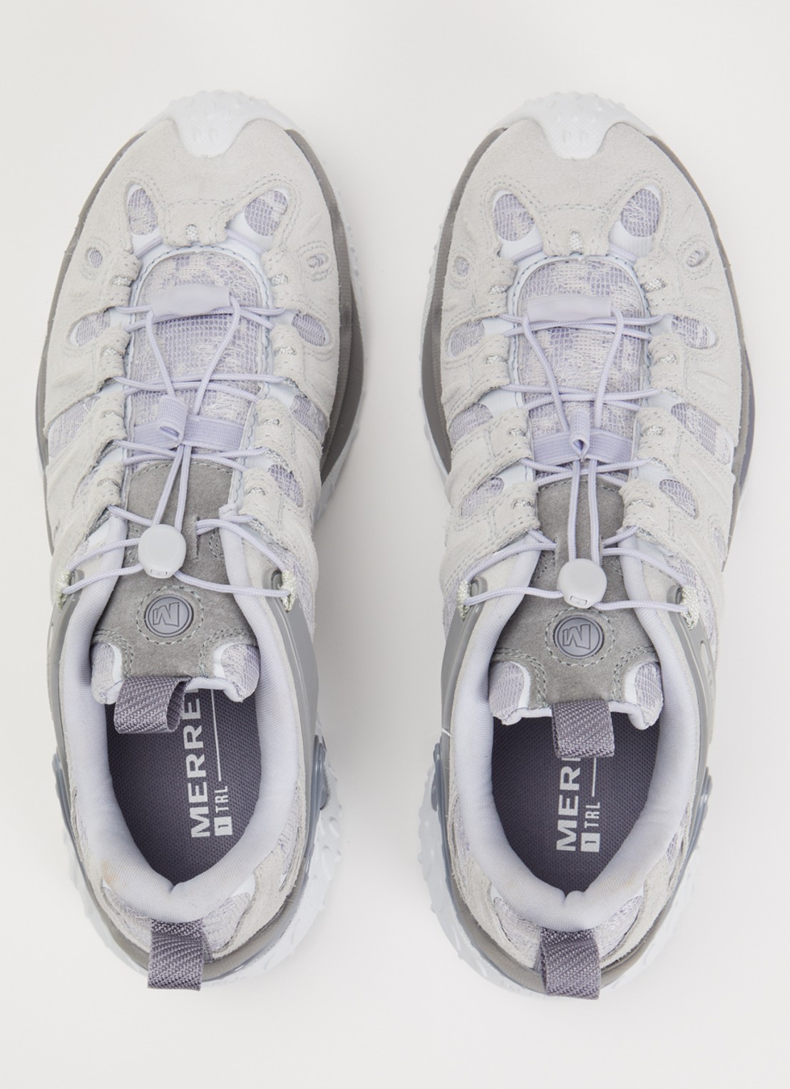 Merrell Cham Redux RMT 1TRL sneaker met suède details  - detail 2 grijs