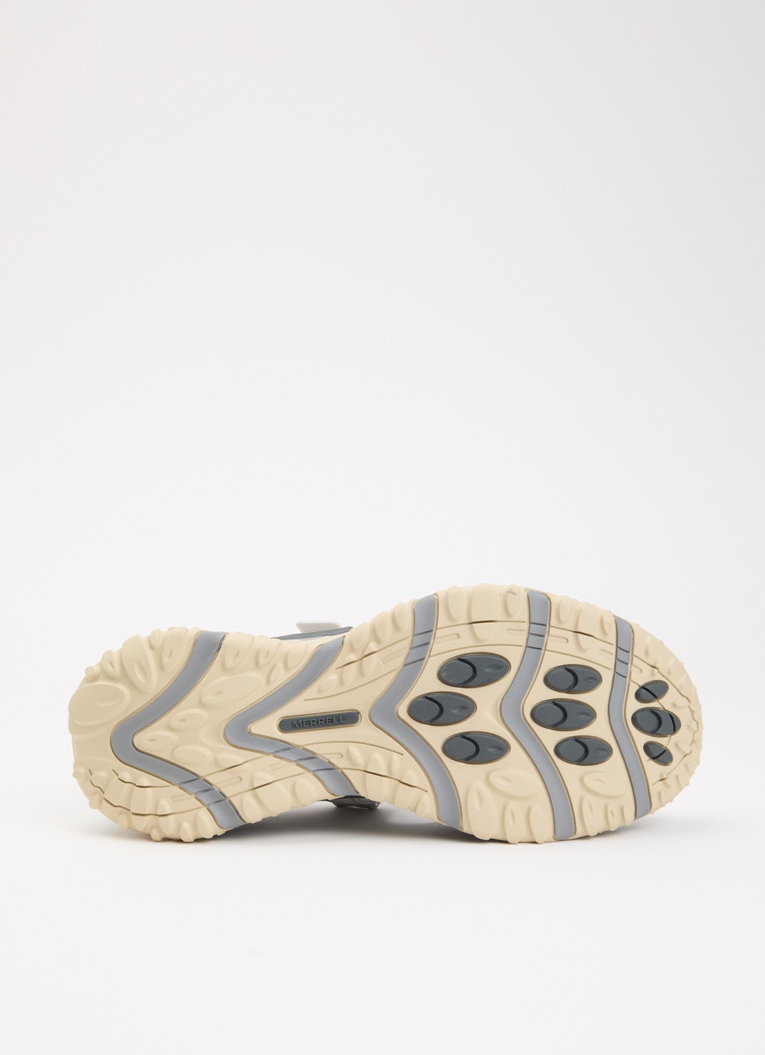 Merrell Cham Redux Sieve sneaker met leren details - detail 5 grijs