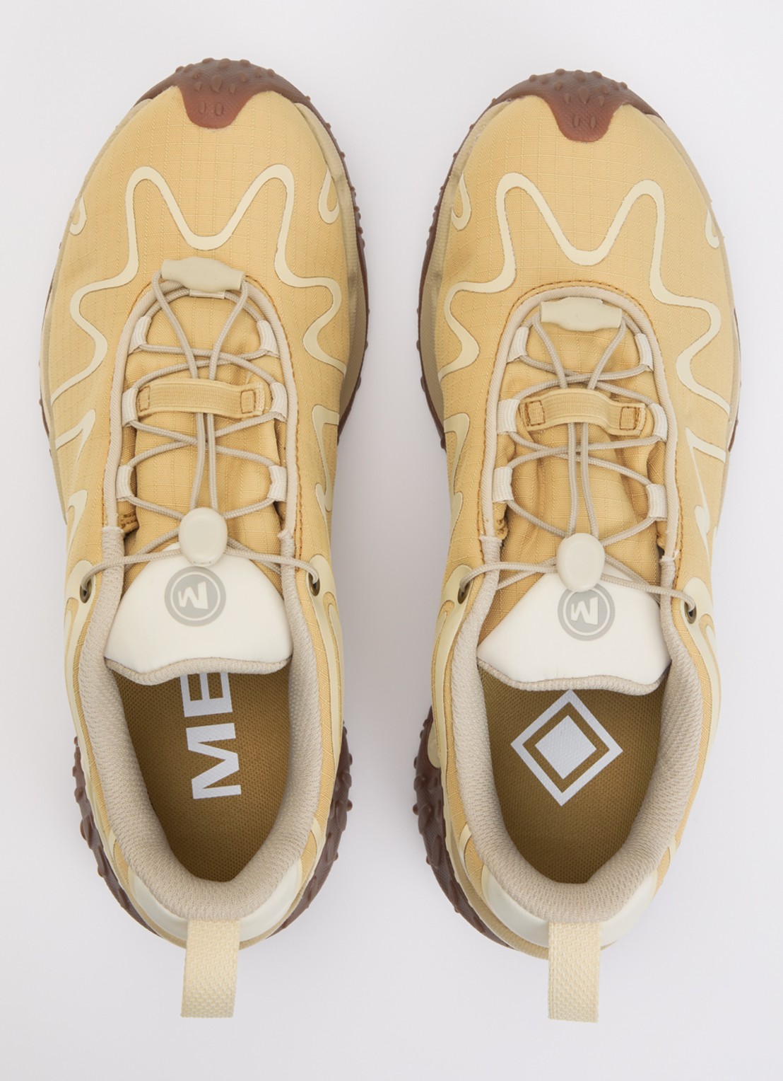 Merrell Cham Redux Storm Gore-Tex sneaker van mesh met logo - detail 4 lichtgeel
