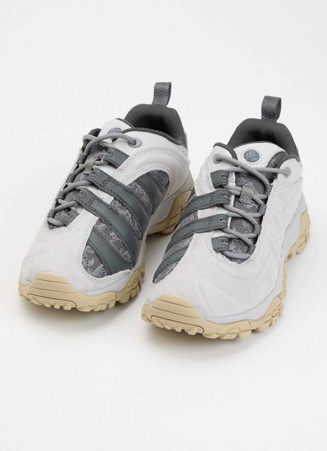 Merrell Moab 2 Remix sneaker van leer met mesh details - detail lichtgrijs