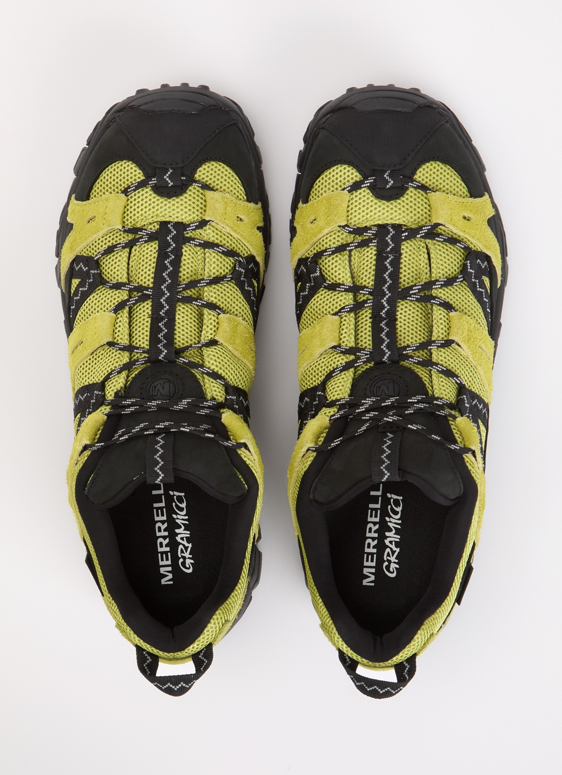 Merrell Moab 2 Siren x Gramicci sneaker met suède details - detail 2 citroengeel