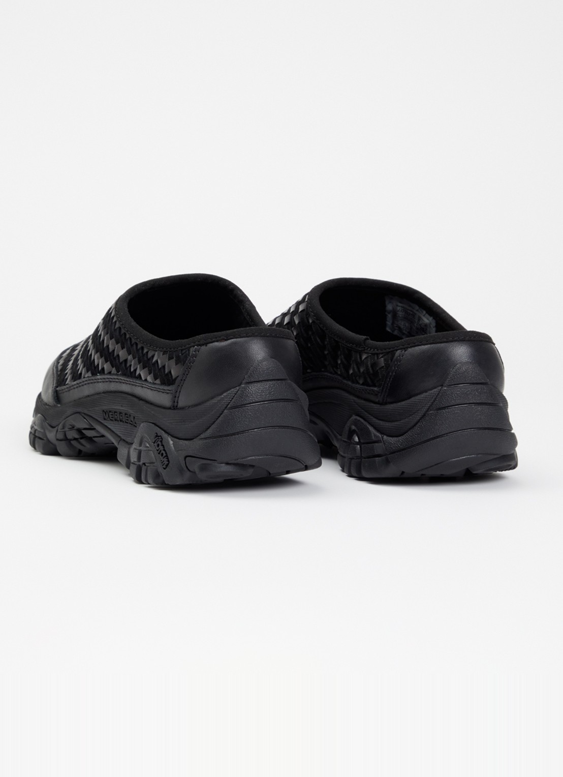 Merrell Moab 2 Slide muiltje van leer - achterkant zwart