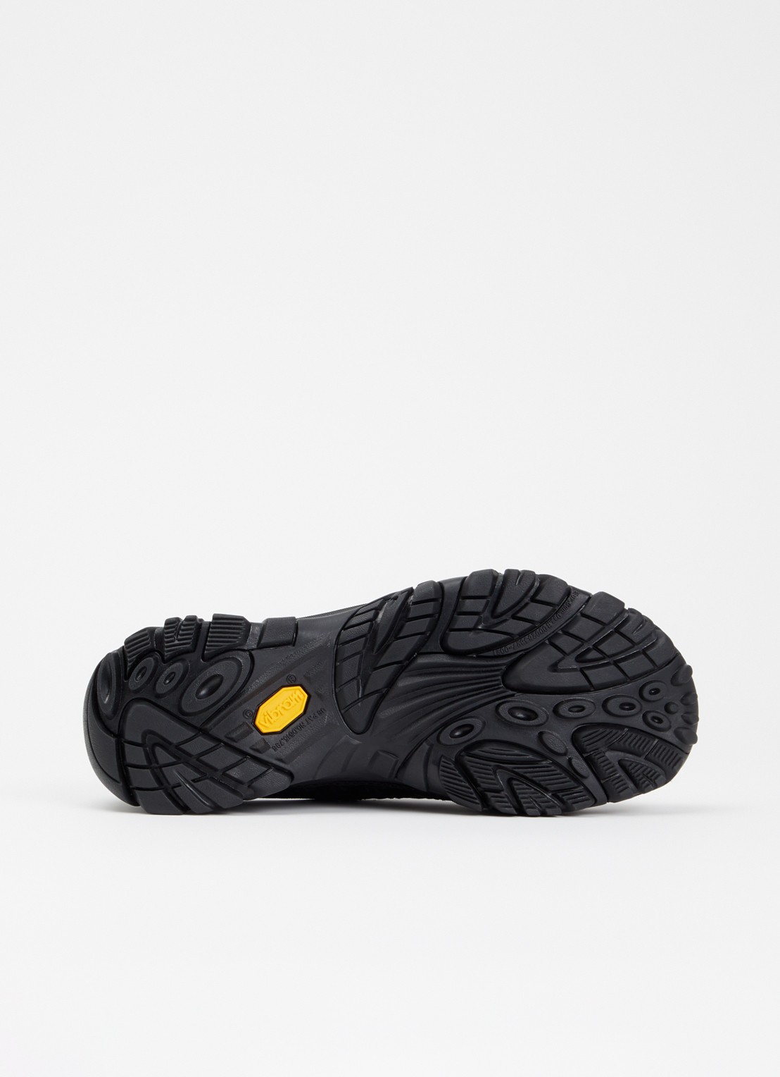 Merrell Moab 2 Slide muiltje van leer - detail 5 zwart