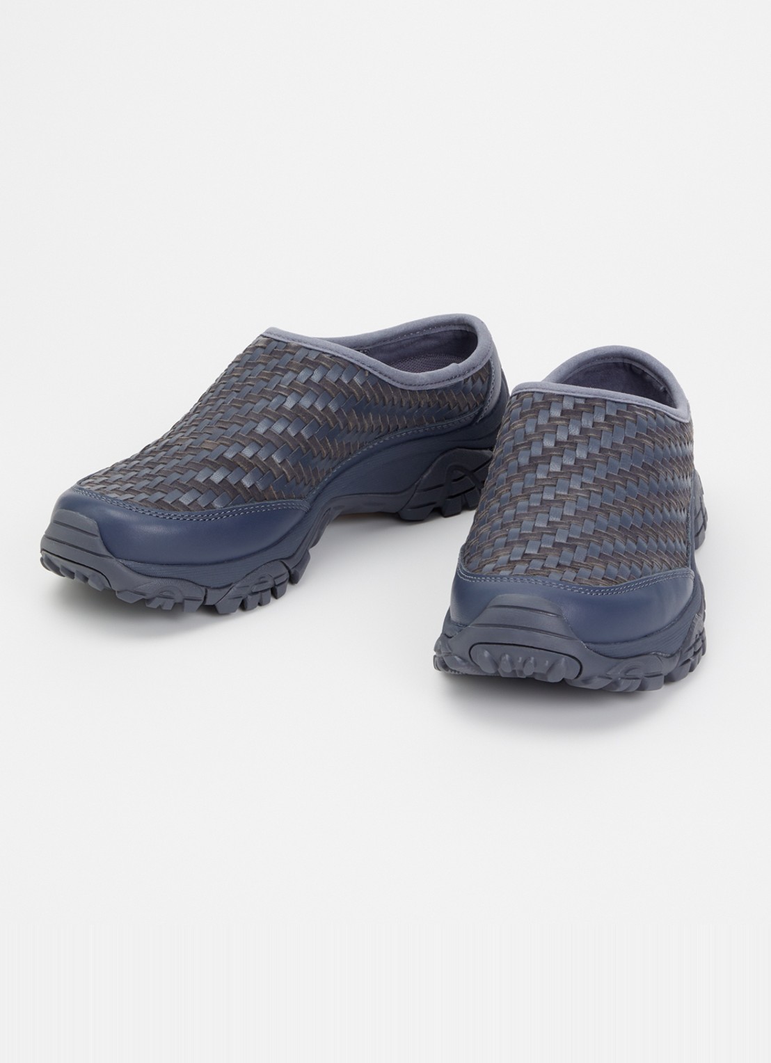 Merrell Moab 2 Slide muiltje van leer - detail 3 indigo