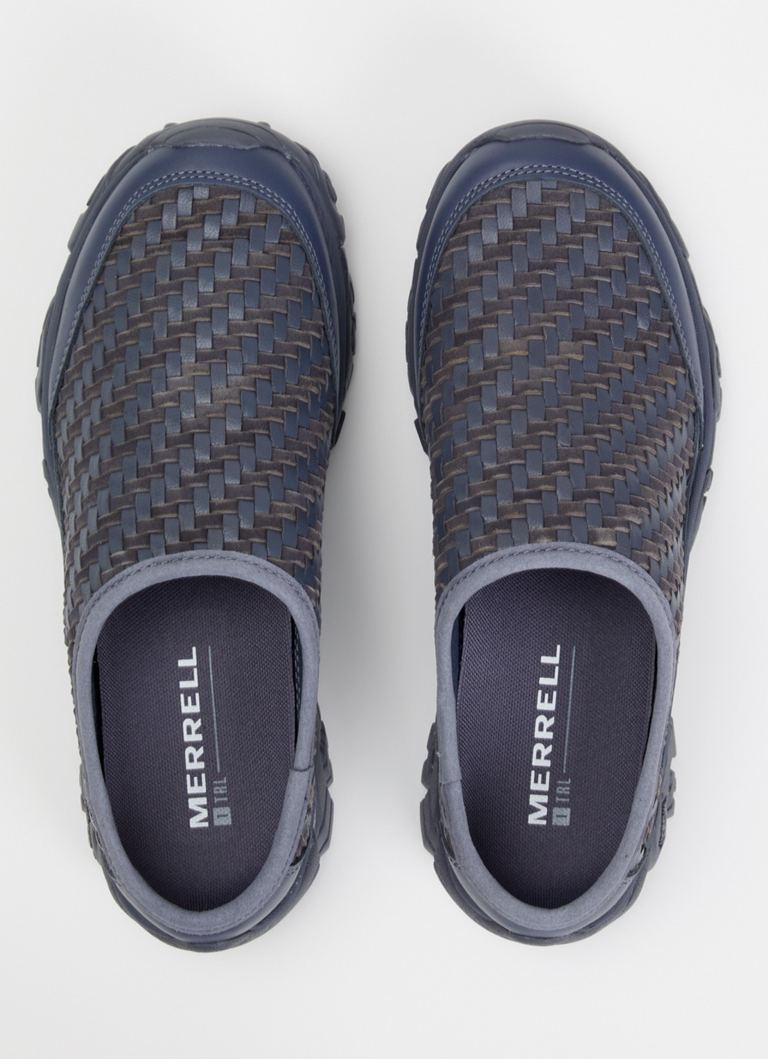 Merrell Moab 2 Slide muiltje van leer - detail 4 indigo