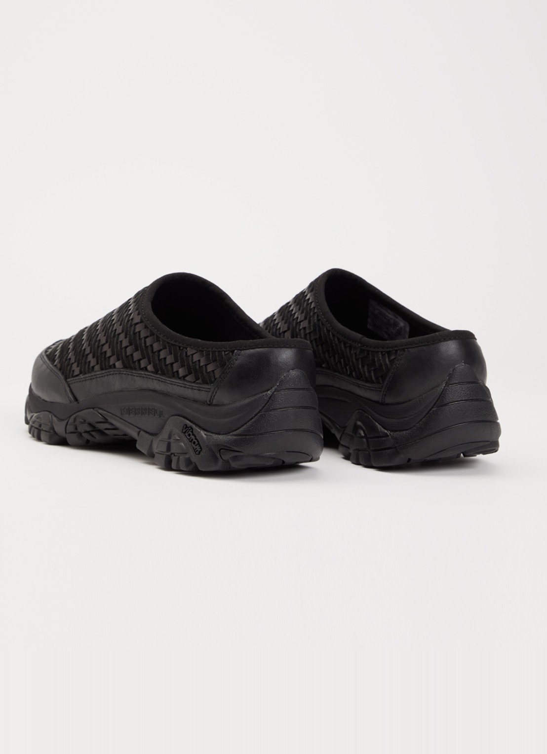 Merrell Moab 2 Slide muiltje van leer - achterkant 2 zwart