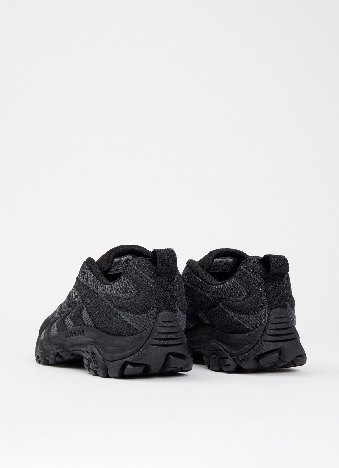 Merrell Moab 3 sneaker met gebreid bovenwerk - achterkant 4 zwart