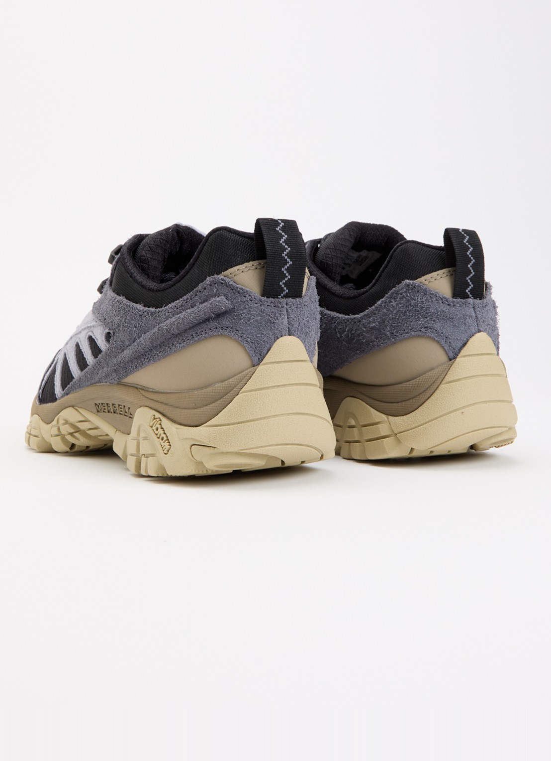 Merrell Moab Mesa Luxe sneaker van suède met mesh details - achterkant 4 lavendel