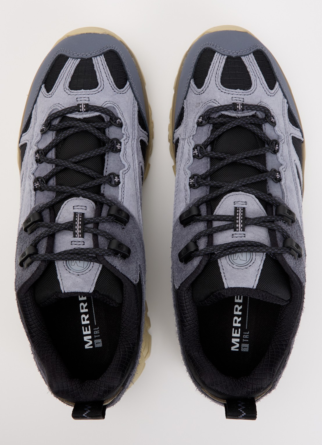 Merrell Moab Mesa Luxe sneaker van suède met mesh details - detail 2 lavendel