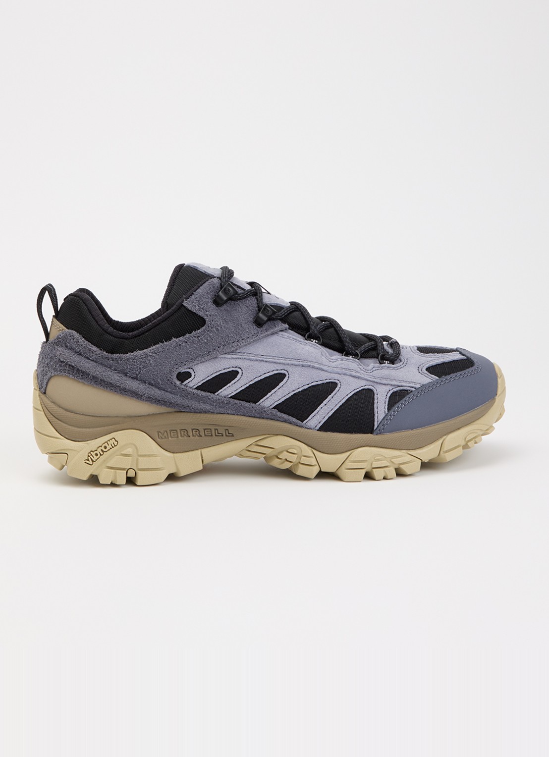 Merrell Moab Mesa Luxe sneaker van suède met mesh details - voorkant 5 lavendel