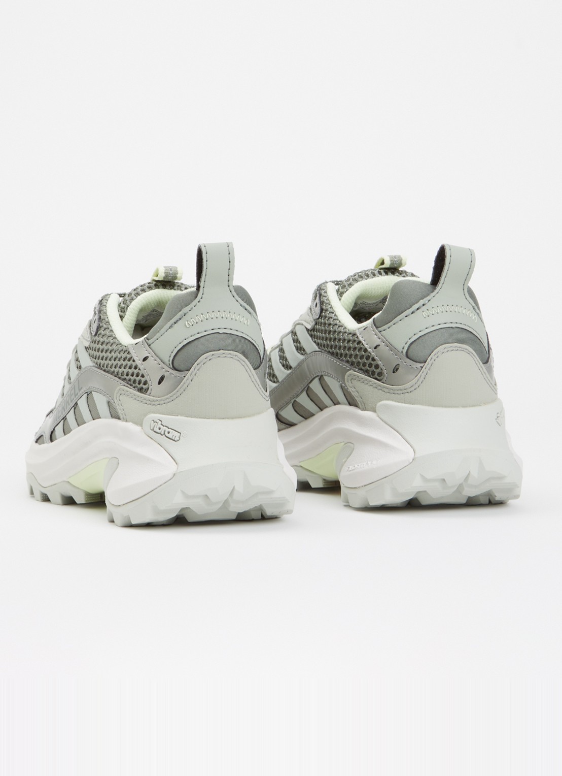 Merrell Moab Speed 2 Vent 2K sneaker van mesh met metallic details - achterkant lindegroen