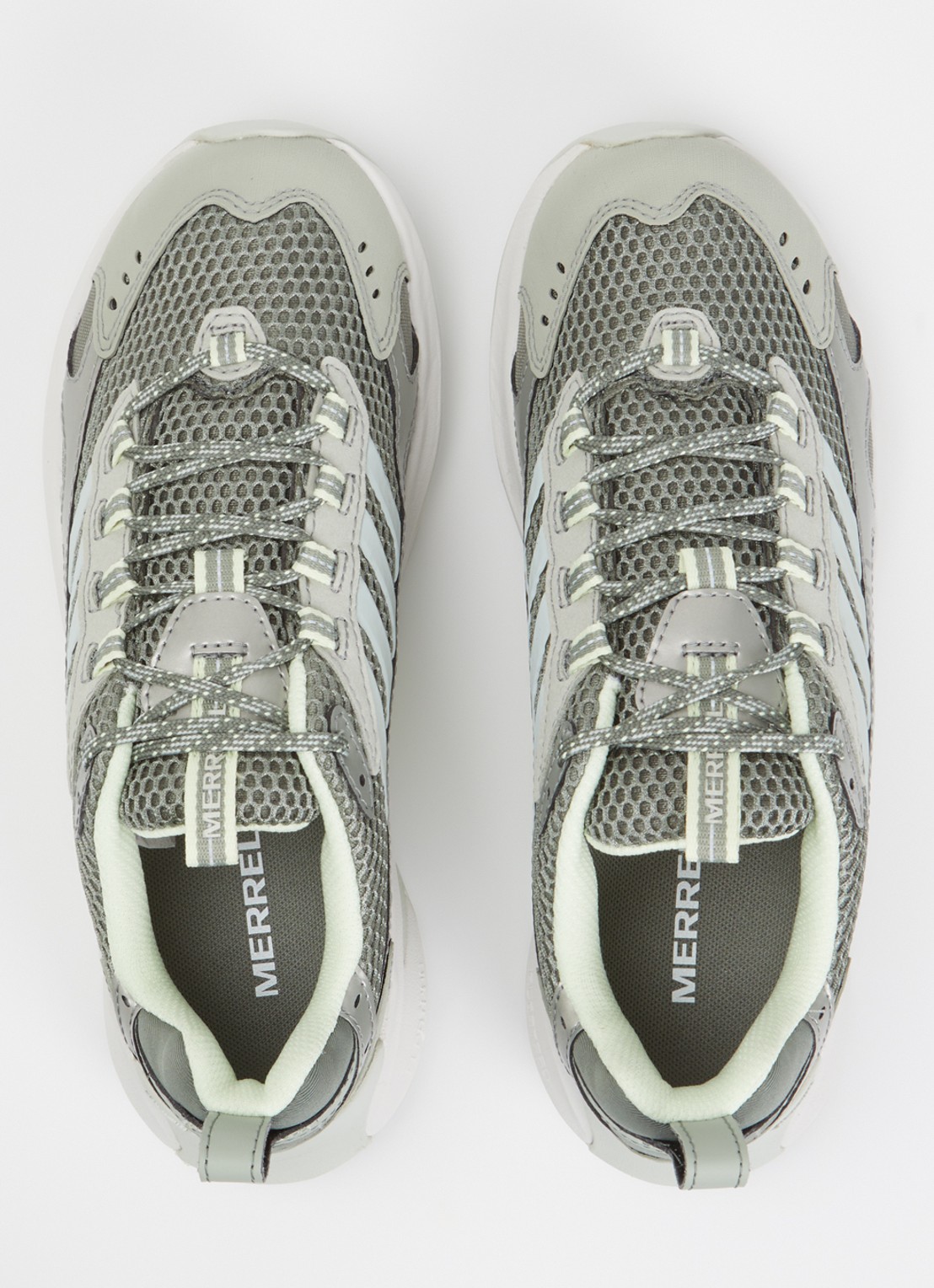 Merrell Moab Speed 2 Vent 2K sneaker van mesh met metallic details - detail 3 lindegroen
