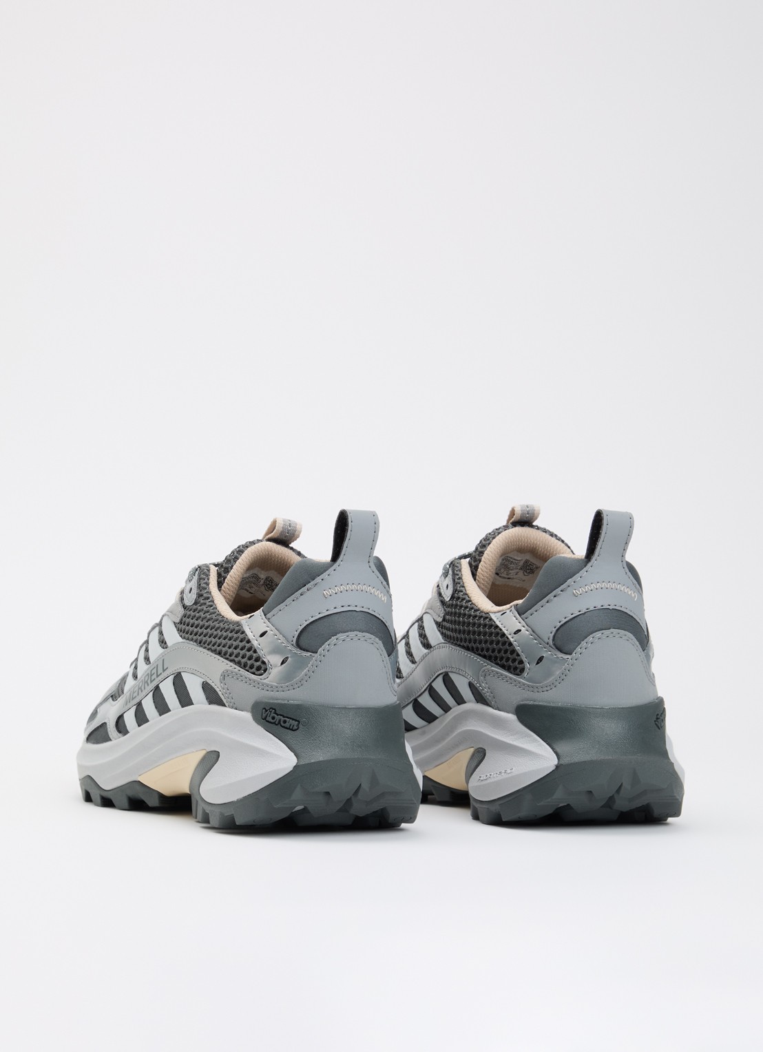 Merrell Moab Speed 2 Vent 2K sneaker van mesh met metallic details - achterkant 5 blauwgrijs