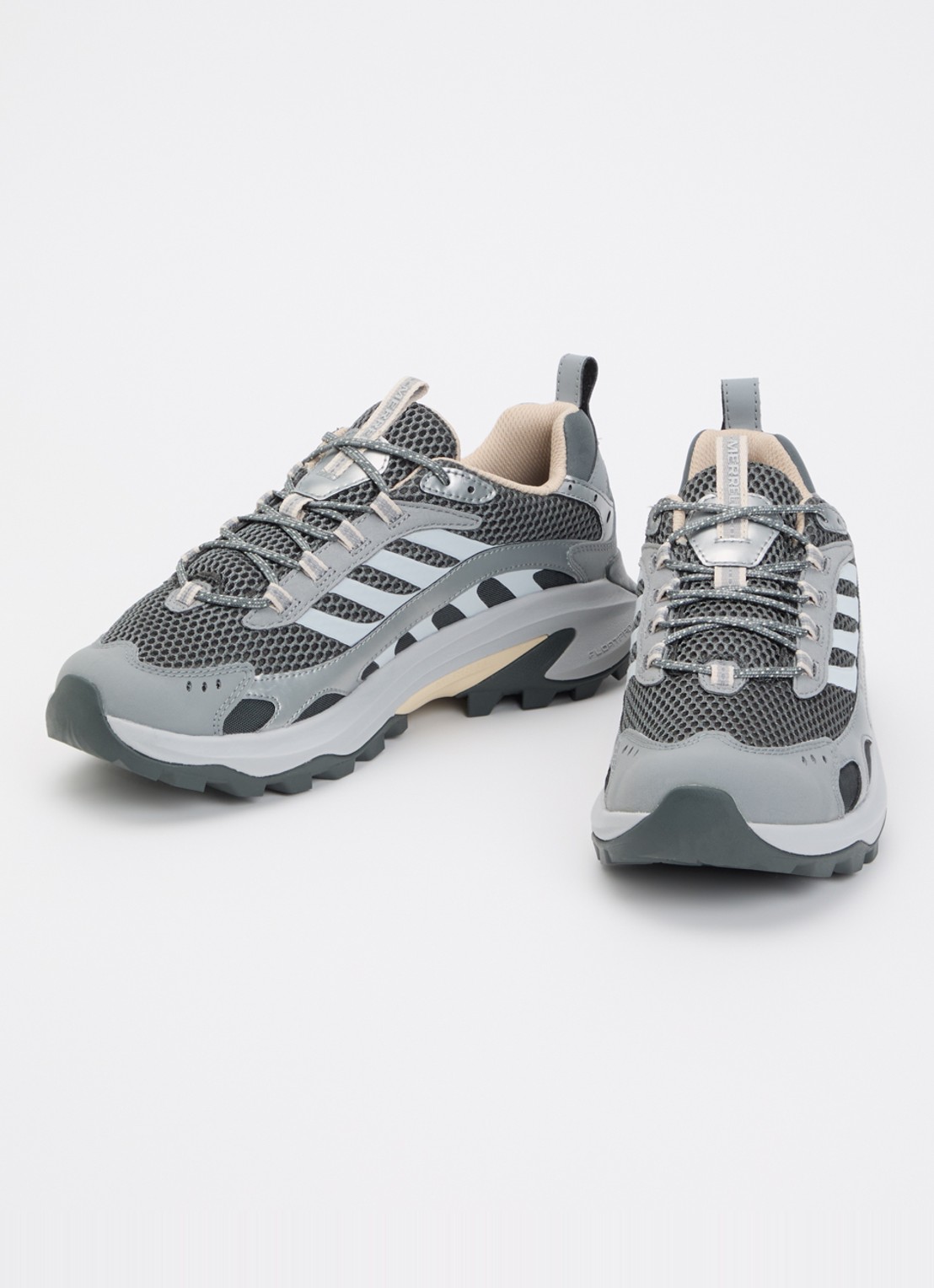 Merrell Moab Speed 2 Vent 2K sneaker van mesh met metallic details - detail 2 blauwgrijs