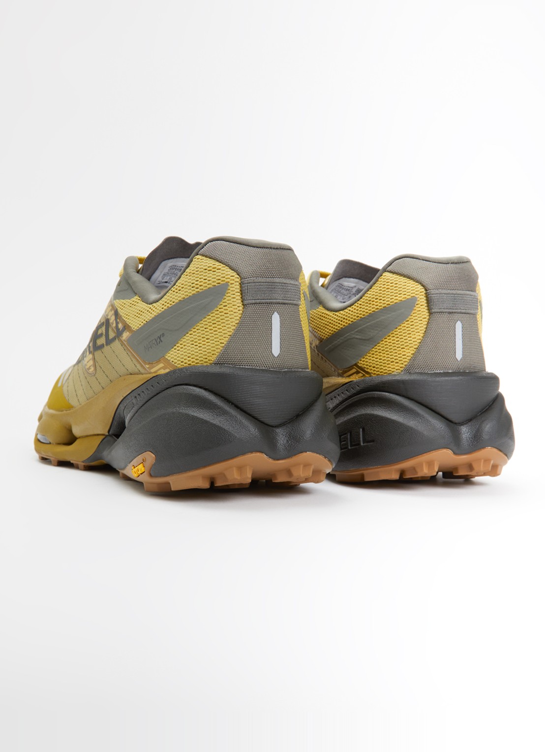 Merrell  MTL SpeedArc Peak sneaker met logo - achterkant mosterd