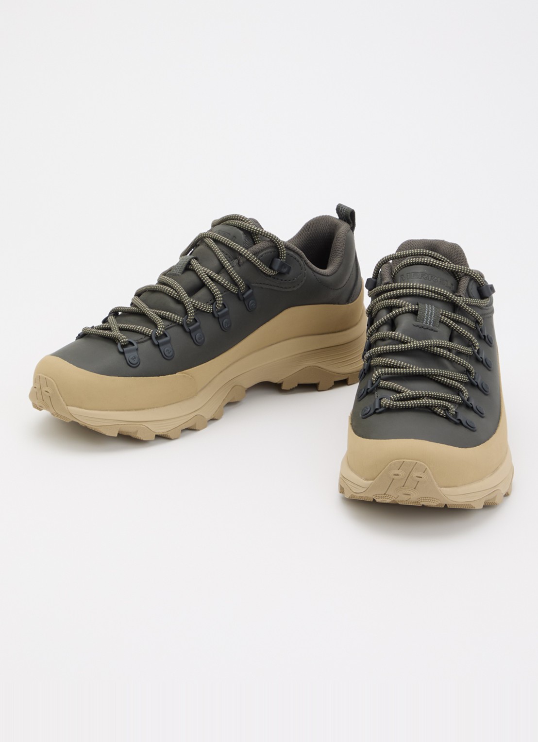 Merrell Ontario Speed sneaker van leer - detail 3 bronsgroen