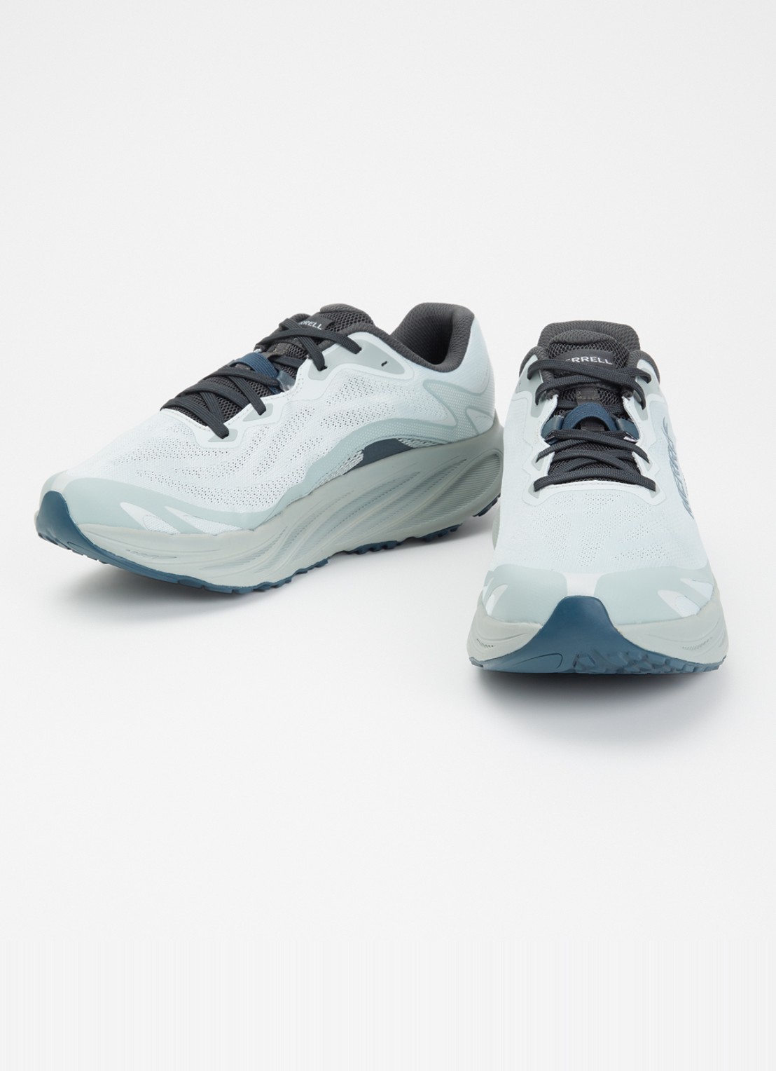 Merrell ProMorph sneaker van mesh - detail 8 staalblauw