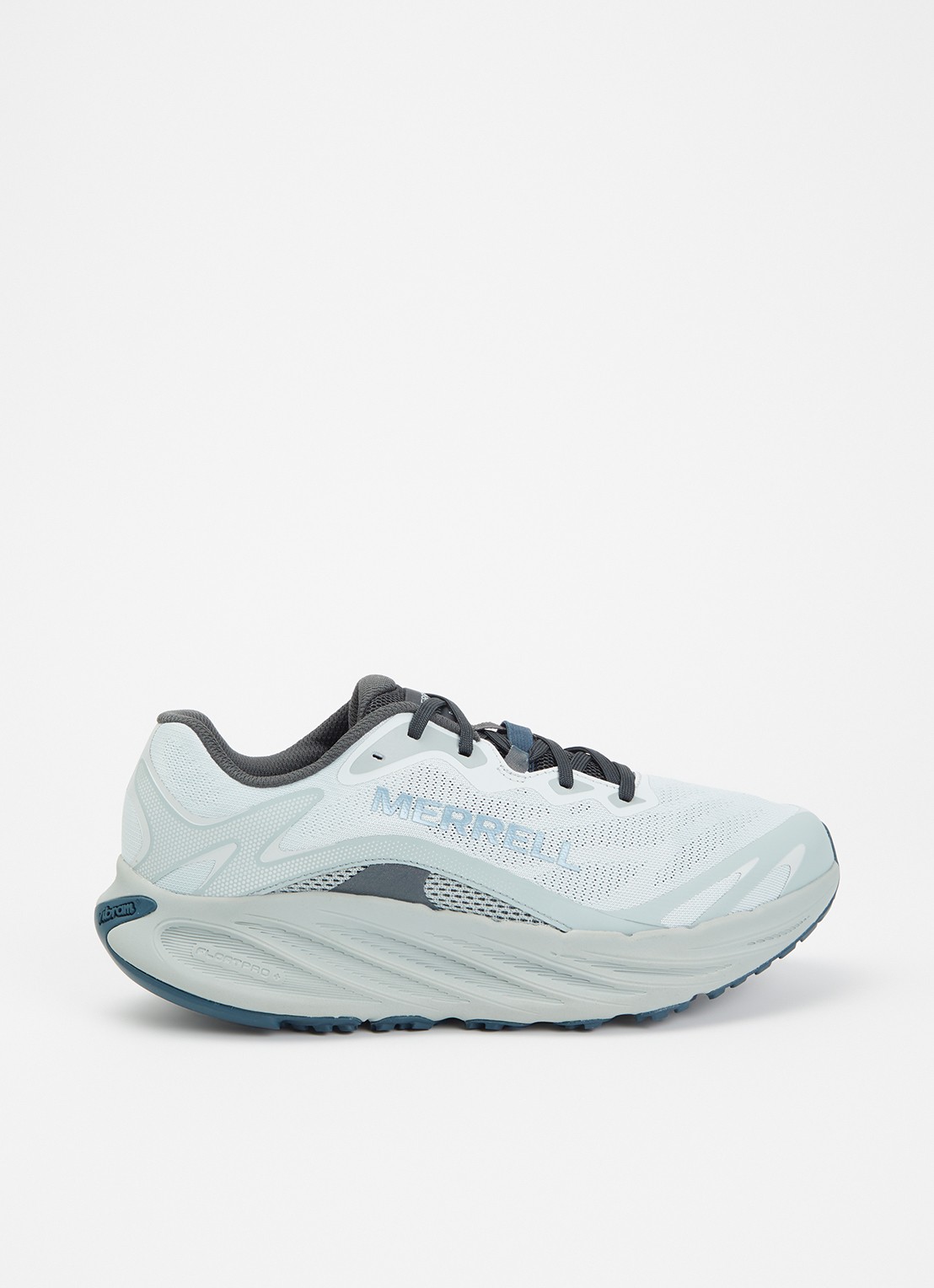 Merrell ProMorph sneaker van mesh - voorkant 4 staalblauw