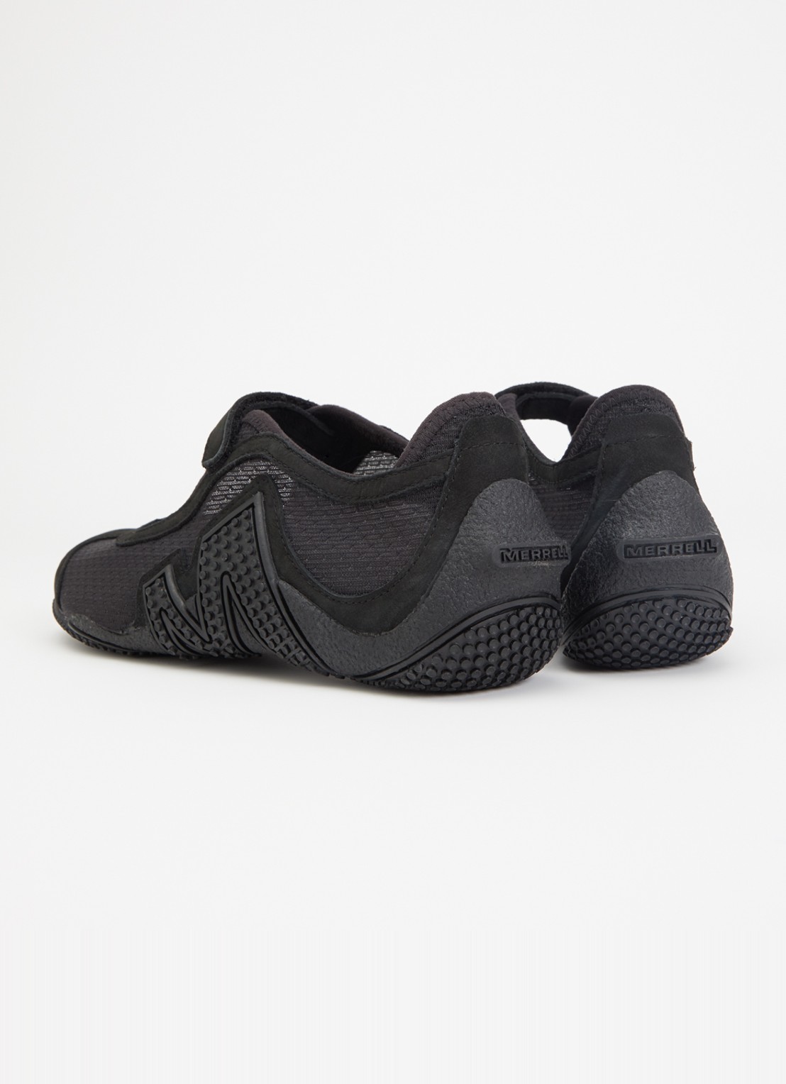 Merrell Relay Tour Mary Jane sneaker van mesh met details van suède - achterkant 4 zwart
