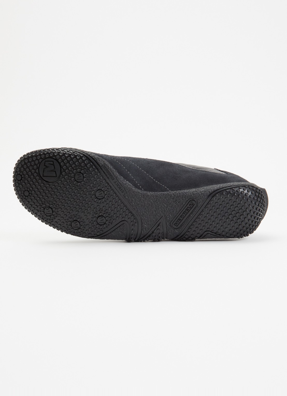 Merrell Relay Web SE sneaker van leer met details van suède - detail 4 zwart