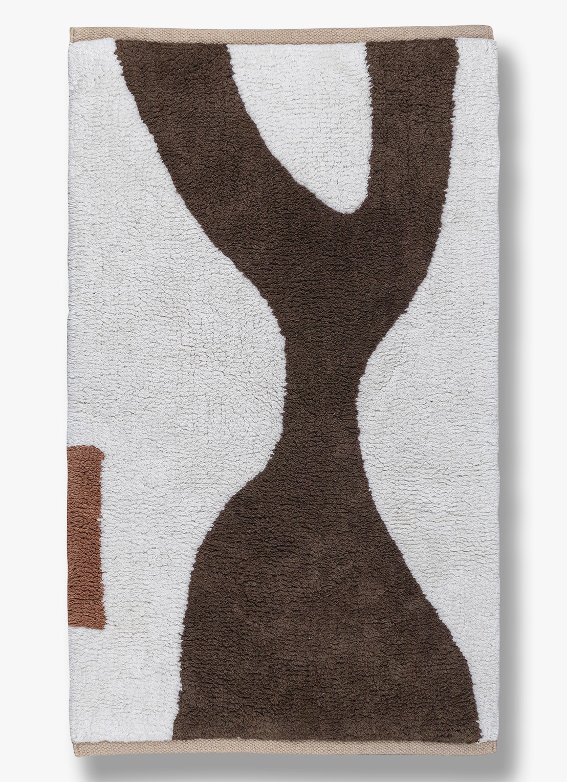 Mette Ditmer Figura vloerkleed 80 x 50 cm - voorkant 4 bruin