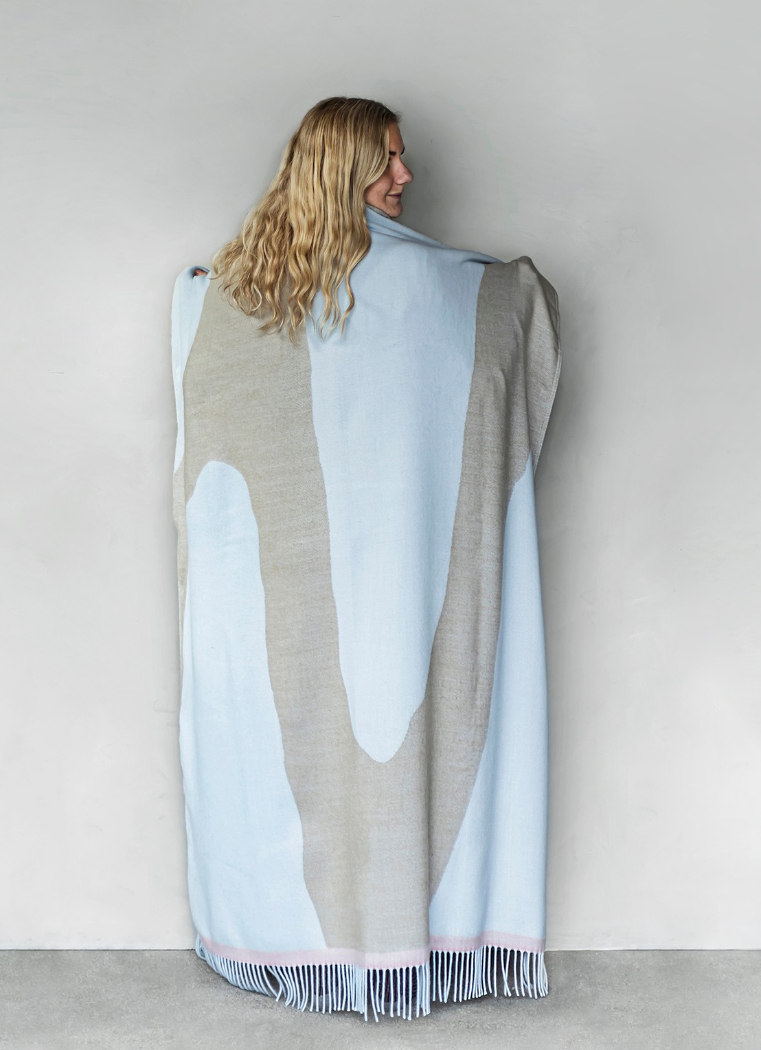 Mette Ditmer Gallery plaid 125 x 170 cm - voorkant zand