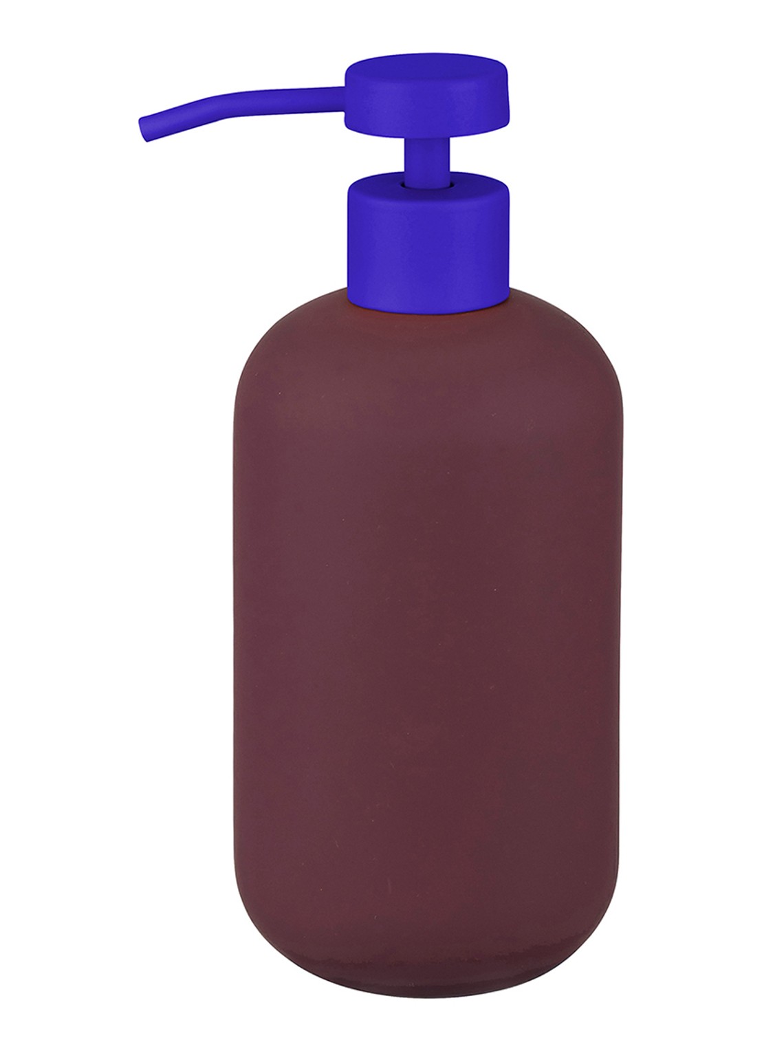 Mette Ditmer Lotus Play zeepdispenser - voorkant 2 bordeauxrood