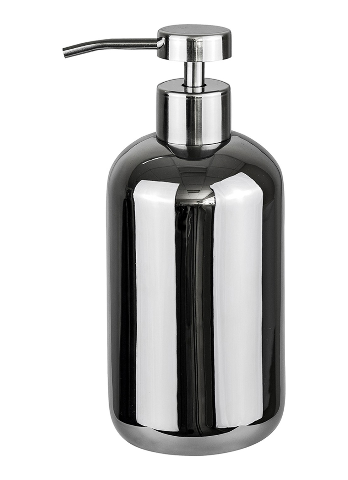 Mette Ditmer Lotus zeepdispenser - voorkant 2 zilver
