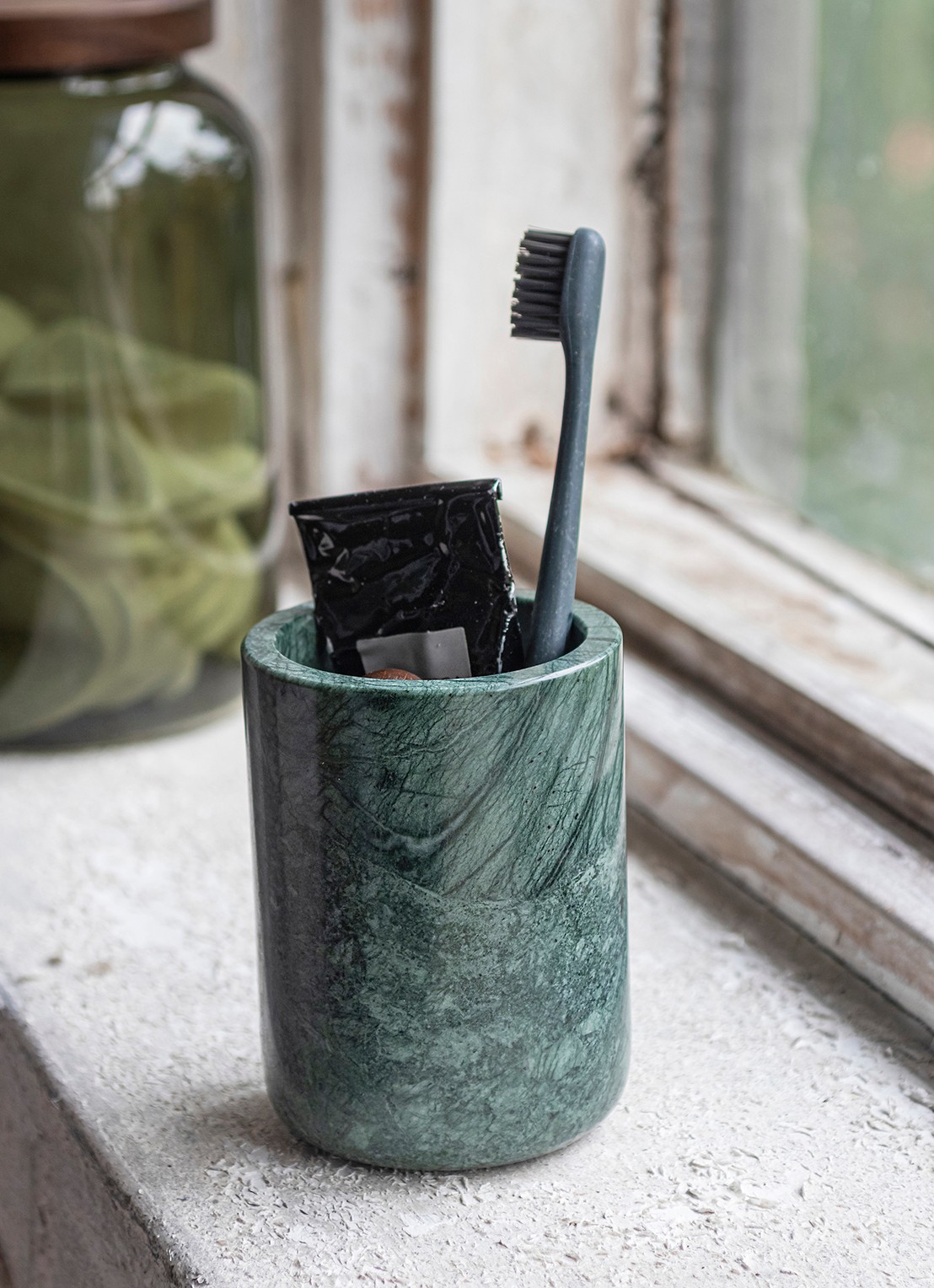 Mette Ditmer Marble tandenborstelhouder - detail 4 groen