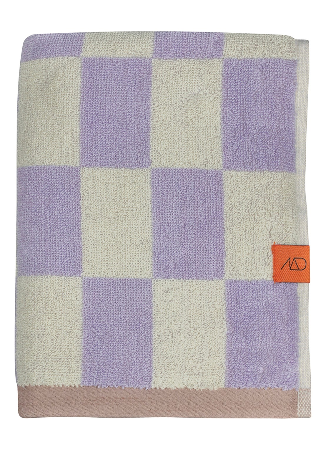 Mette Ditmer Retro badhanddoek - 50 x 90 cm - voorkant lila