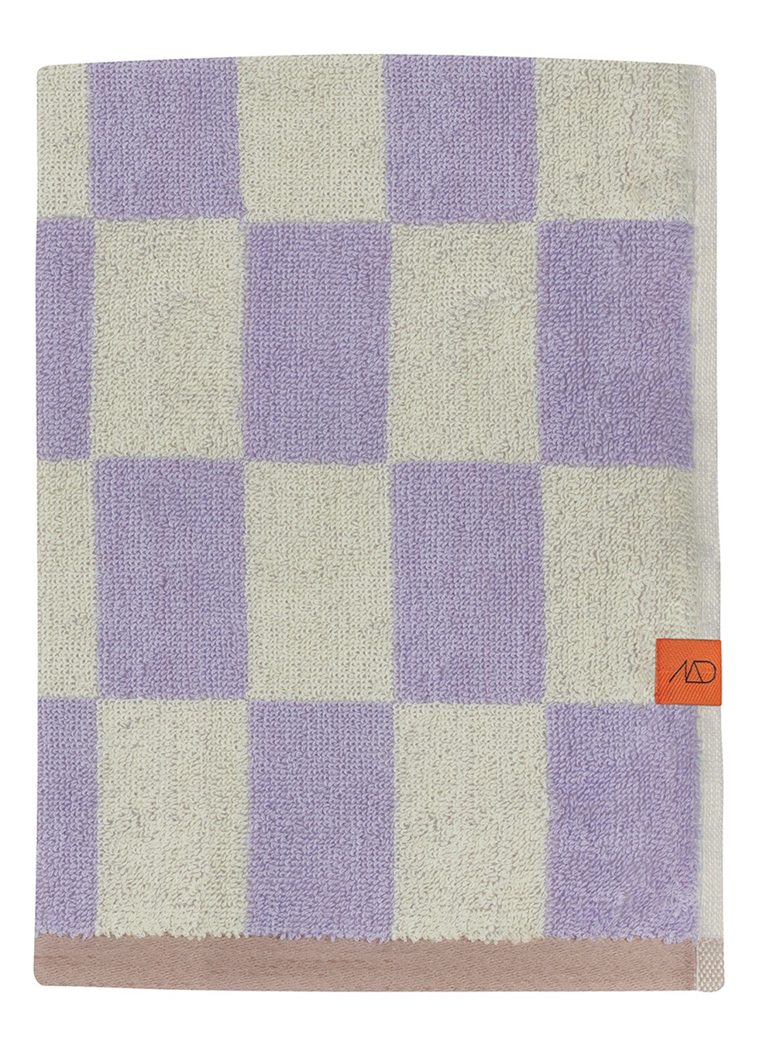 Mette Ditmer  Retro badhanddoek 70 x 133 cm - voorkant 2 lila