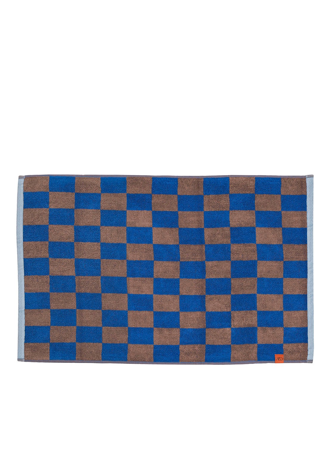 Mette Ditmer Retro badmat - 550 gr/m2 - 80 x 50 cm - voorkant kobaltblauw