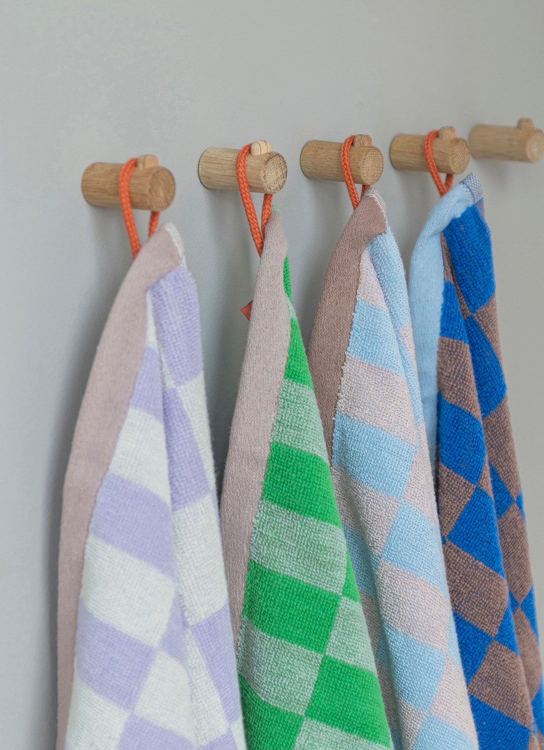 Mette Ditmer Retro gastendoek set van 2 - 40 x 55 cm - detail 5 blauw