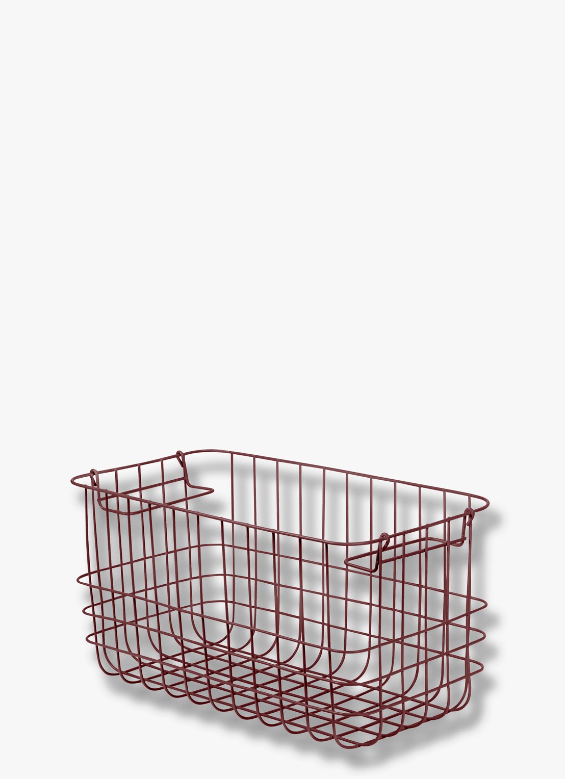 Mette Ditmer Store-it mand 31 x 16,5 x 16 cm - voorkant 2 bordeauxrood