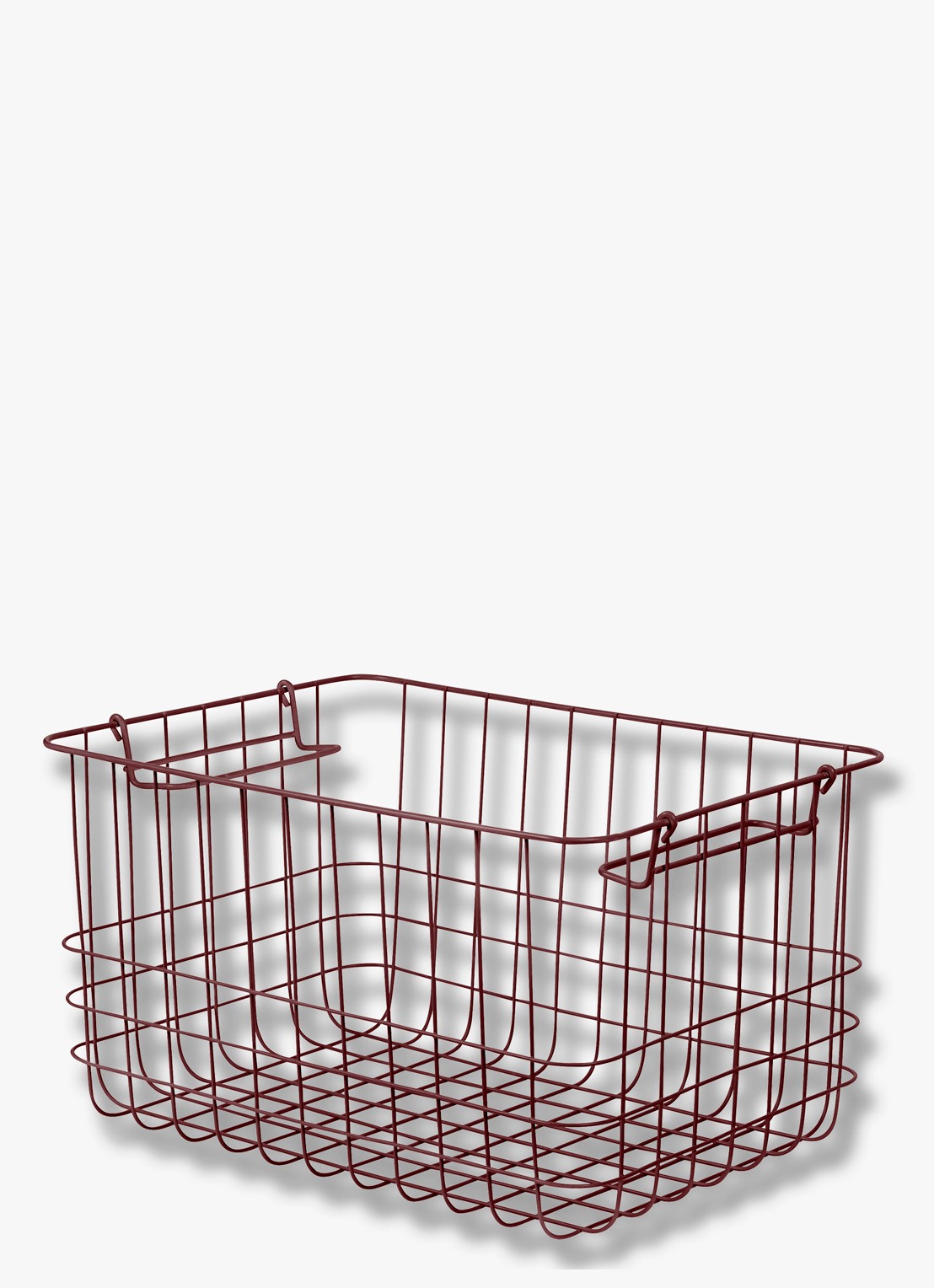 Mette Ditmer Store-it mand 37 x 26 x 20 cm - voorkant bordeauxrood