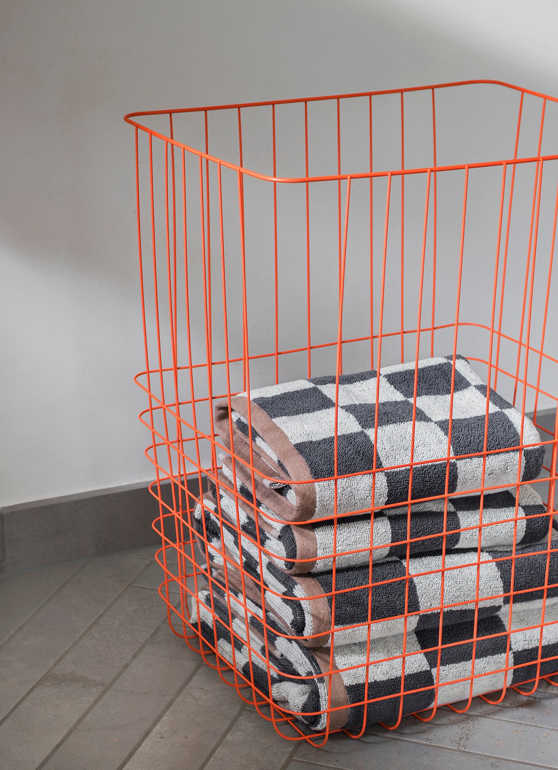 Mette Ditmer Store-it mand 40 x 32 x 50 cm - detail 4 orange