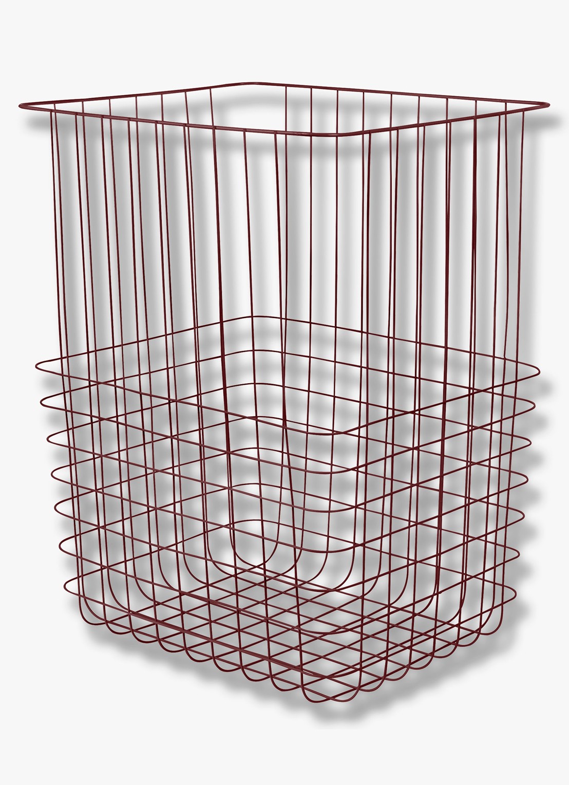 Mette Ditmer Store-it mand 40 x 32 x 50 cm - voorkant bordeauxrood