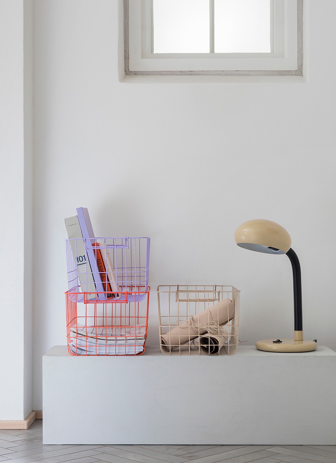 Mette Ditmer Store-It opbergmand 37 x 20 cm - detail 5 orange