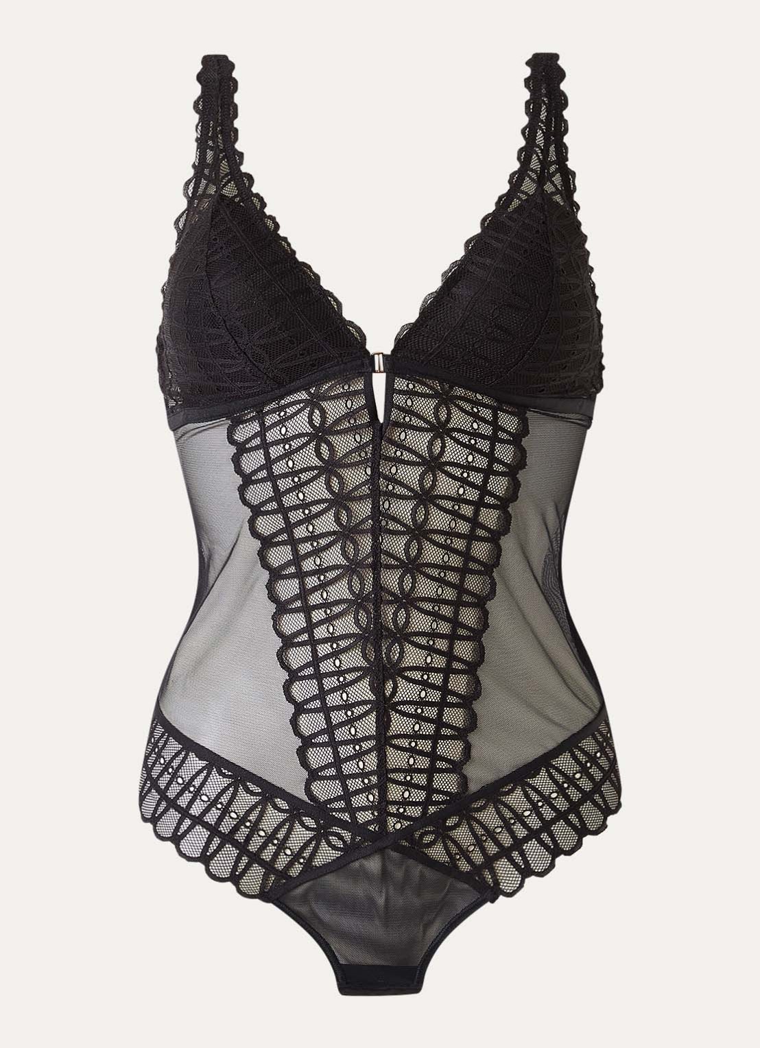 Mey Captivating body van kant - voorkant 5 zwart