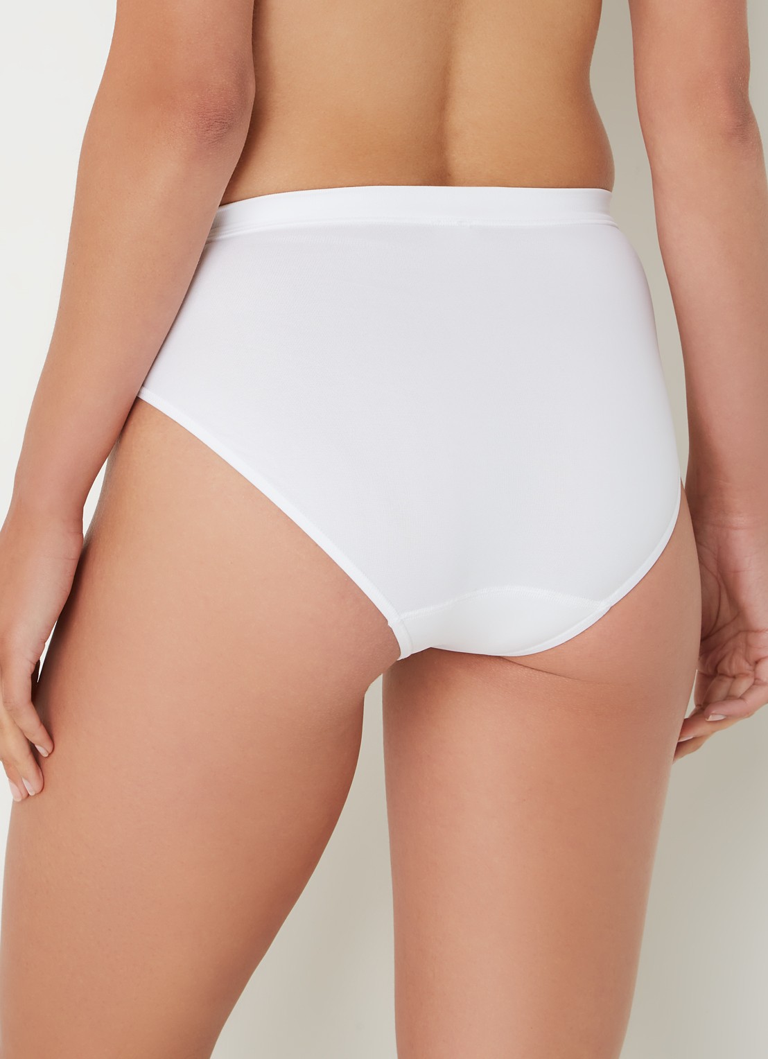 Mey Emotion Jazz slip met logo - achterkant 3 wit