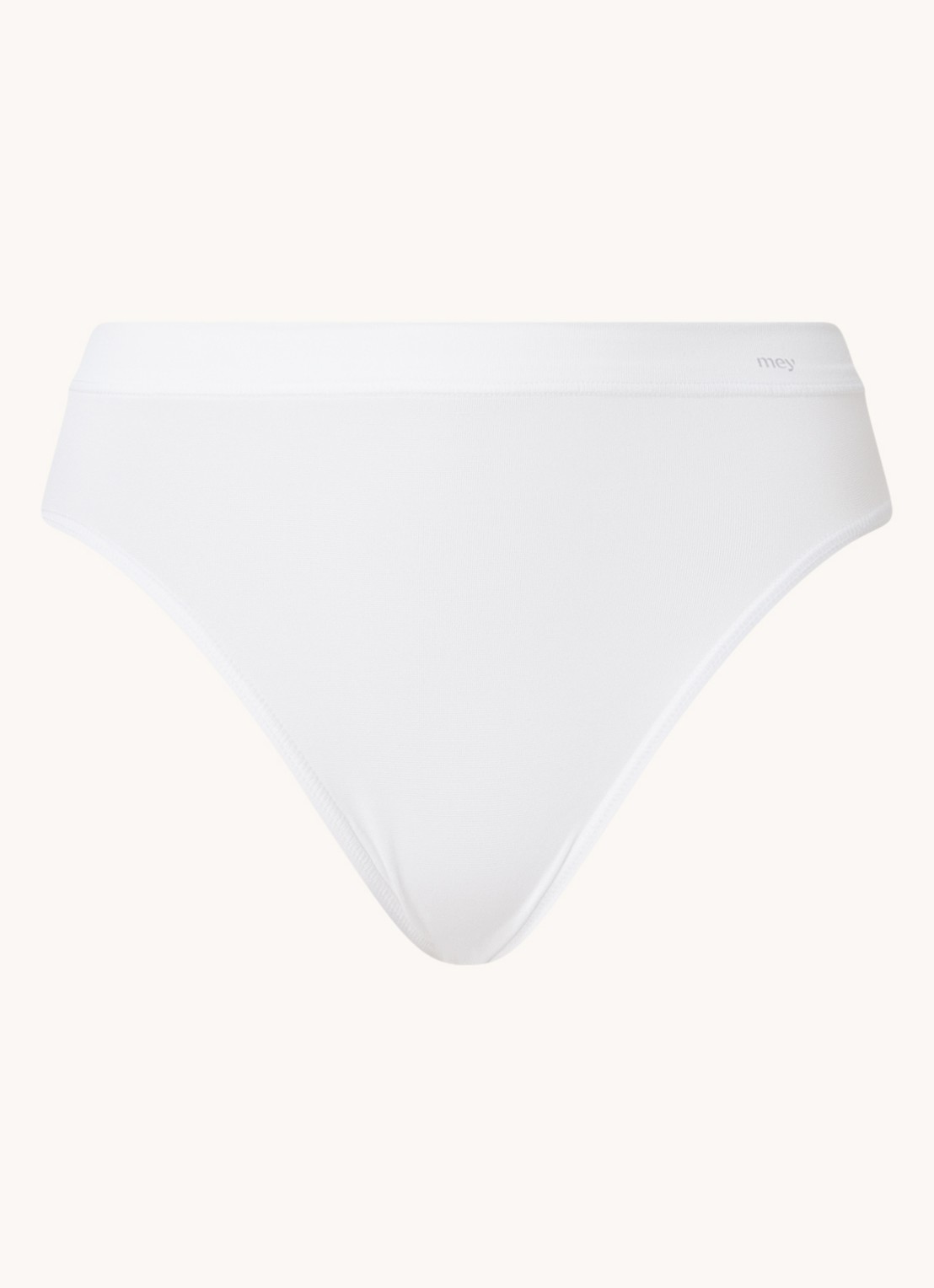 Mey Emotion Jazz slip met logo - voorkant 4 wit