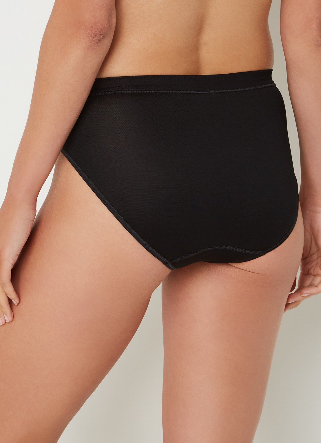 Mey Emotion Jazz slip met logo - achterkant 4 zwart