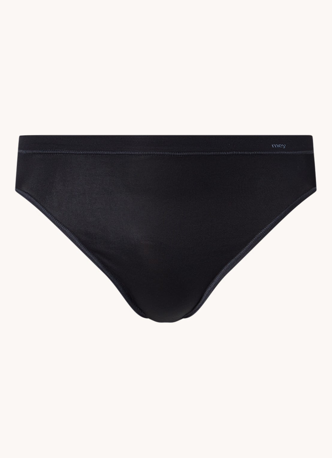 Mey Emotion Jazz slip met logo - voorkant 3 zwart